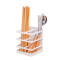 Porte-couverts magnétique, couteau, fourchette, baguettes, seau de rangement, organisateur d'ustensiles mural pour la cuisine