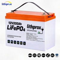 Neue LiFePO4-Technologie 12V200AH Elektro-Dreirad-Batterie Vibrationsfest Plug-and-Play für Behindertenroller CE FCC UN38.3