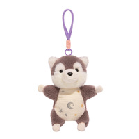 Porte-clés pendentif personnalisé en peluche PP coton, motifs animaux adorables (pingouin, panda), pour jouet de grue de réfrigérateur