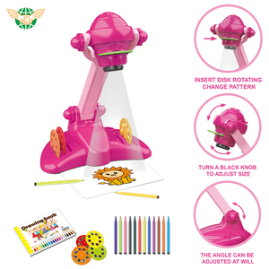 Trẻ Em Của Thông Minh Máy Chiếu Bàn Ánh Sáng Bàn Chải Học Tập Sơn Máy Đầu Giáo Dục Đồ Chơi Cho Trẻ Em Vẽ Đồ Chơi - Product Image 3