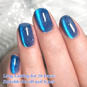 Esmalte de Uñas Magnético UV con Brillo Cristalizado y Efecto Ojo de Gato, Tendencia en Moda - Product Image 3