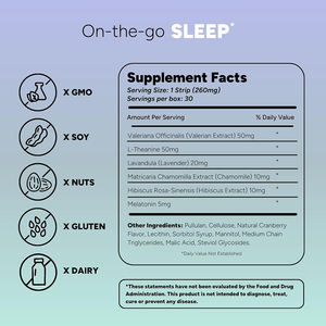 Suplemento Oral de Alta Calidad a Base de Plantas para Dormir, Valeriana Officinalis y Melatonina, Sueño Suave para Mejorar la Energía y Prevenir la Fatiga - Product Image 2