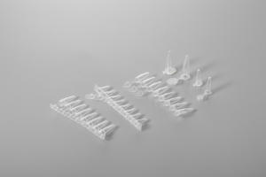 Plastic Medisch Laboratorium Gebruiken Microplaat Transparant 0.1Ml 0.2Ml 0.5Ml 8 Strip Pcr-Buizen Met Deksel - Product Image 2