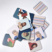 Cartes mémoire personnalisées pour enfants, fabriquées sur mesure, en carton carré, avec motifs de dessins animés personnalisés, ensemble de cartes avec boîte pour jeu familial