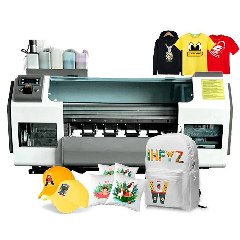 Conceptions de transferts A3 xp600 l1800 I3200 dtf personnalisées machine d'impression d'imprimante dtf prête à presser avec secoueur pour t-shirts