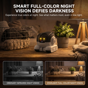 Kamera Robot Hewan Peliharaan Modern Nirkabel <span class=keywords><strong>ABS</strong></span> Panggilan Suara Definisi Tinggi Penglihatan Malam Baterai Besar 5200mAh Laser Hiburan Kucing Anjing - Product Image 5