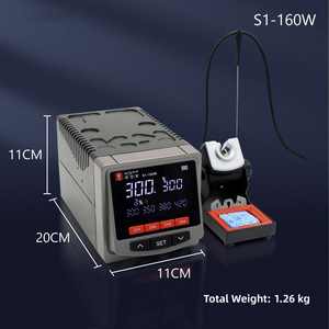 Station de soudage compatible avec les poignées T245/T115/T210, tête en <span class=keywords><strong>fer</strong></span> à chauffage rapide pour réparation de circuits imprimés - Product Image 6