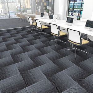 Dalles de <span class=keywords><strong>moquette</strong></span> de bureau 50x50, insonorisation, prix bas, dalles de <span class=keywords><strong>moquette</strong></span> bon marché, revêtement de sol de bureau, dalles de <span class=keywords><strong>moquette</strong></span> carrées de luxe pour usage commercial - Product Image 6