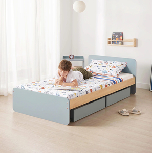 Letti Moderni per Bambini con Angoli Arrotondati, Struttura Letto Singolo Transizionale per Bambini da <span class=keywords><strong>Lettino</strong></span> - Product Image 5