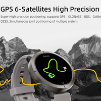 DM76 Ultra Licht Multisport GPS Trekking Smartwatch met ingebouwde hoogtemeter, barometer, kompas en offline routegeleiding