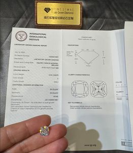3ct 5ct 10ctIGI証明書ファンシーカットラボ成長ダイヤモンドDVS13EXオーバルカットラボCVDダイヤモンド2EX - Product Image 5