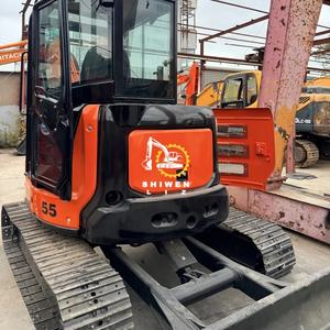 Miniexcavadora Hitachi ZX55UR Usada de Alta Calidad, Maquinaria Japonesa para Movimiento de Tierras, 95% Nueva, Motor, Bomba y Rodamientos de Alto Rendimiento - Product Image 2