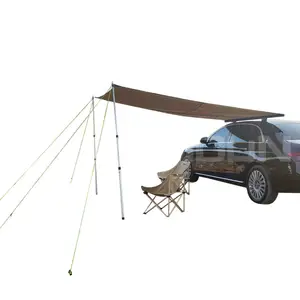 Тенты с боковым навесом для автомобилей внедорожников 4x4 4WD, Выдвижной Автомобильный верхний боковой тент для кемпинга на открытом воздухе
