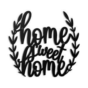 Accessoires de chambre de chien en métal noir fait à la main Style Art déco impression de patte décoration murale pour les amoureux des chiens <span class=keywords><strong>anniversaire</strong></span> Art suspendu - Product Image 4