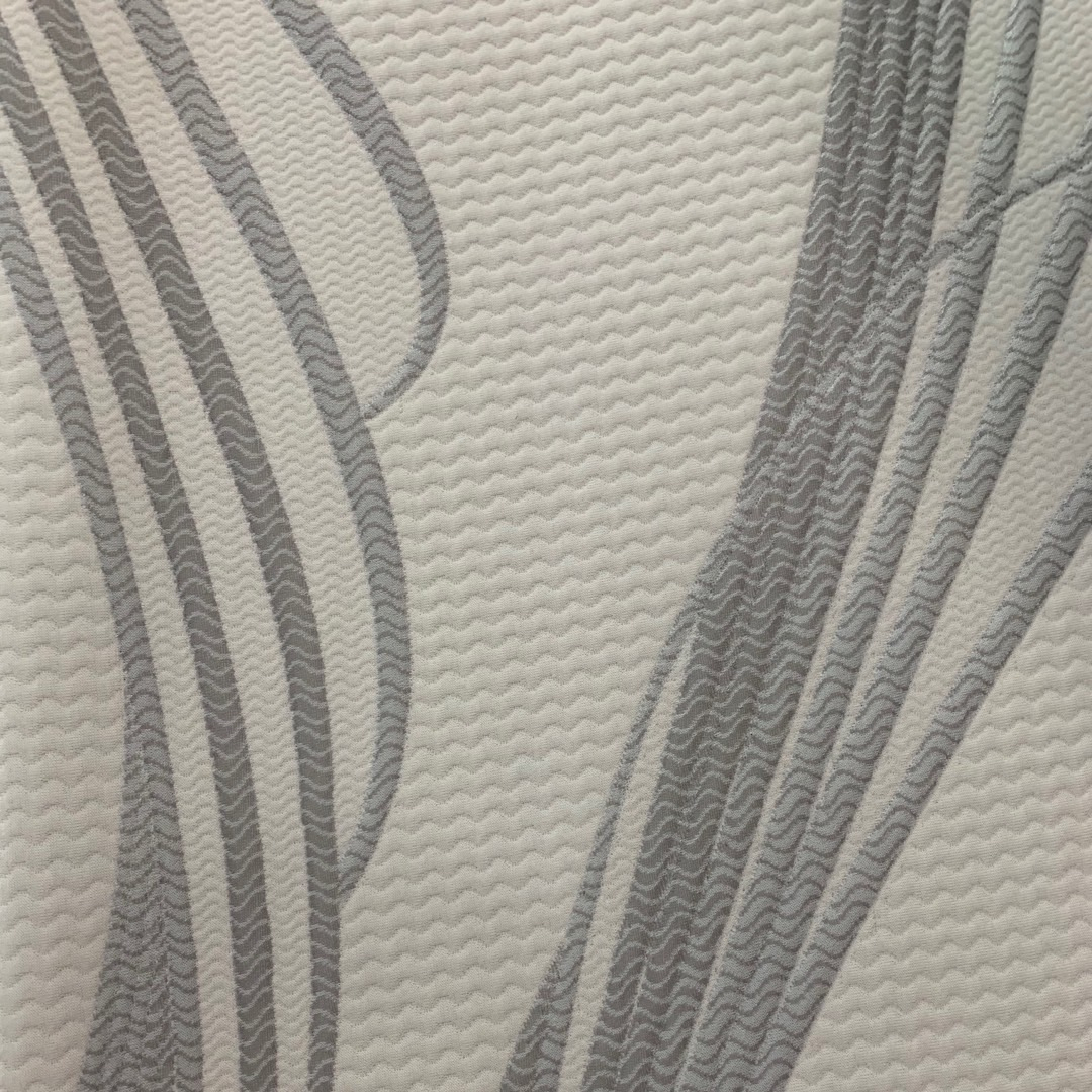 100% polyester stripe 350gsm mattress fabric knitted