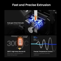 Printer 3D FDM ELEGOO Neptune 4 Max, Printer 3D Cepat Berkecepatan Tinggi, Printer Desktop