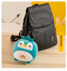 Almohada de Viaje con Forma de Pingüino de Dibujos Animados, Multifuncional, Fácil de Transportar, con Bolsa de Oso, Relleno de Algodón PP, Antifaz para Dormir, Soporte para el Cuello, OEM ODM - Product Image 5