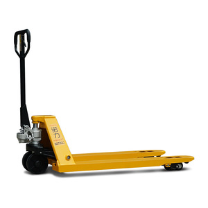 รถยกพาเลทไฮดรอลิก <span class=keywords><strong>Noblelift</strong></span> 5 ตัน แบบหนาพิเศษ พร้อมล้อ PU สำหรับรถยกแบบยืดขยายได้ ความสูงของงา 185 มม. ปรับตัวได้กับสภาพพื้นผิว - Product Image 2