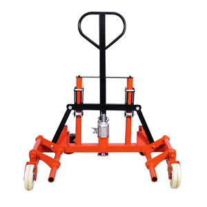 Venta de fábrica, carretilla elevadora de neumáticos hidráulica de servicio pesado, elevador de neumáticos de rueda de camión mecánico, plataforma rodante de doble rueda - Product Image 3