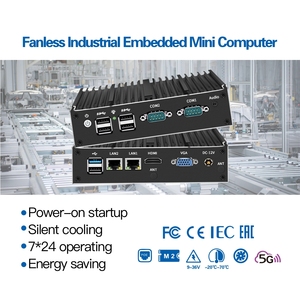 J1900 OEM OPS AU 및 US 플러그 옵션 내장형 산업용 제어 미니 PC <span class=keywords><strong>2</strong></span> LAN 6 USB <span class=keywords><strong>2</strong></span> COM RS232 팬리스 신제품 - Product Image 5