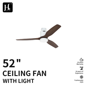<b>Ceiling</b> fan household fancy 52 inch wooden blade DC motor unlit <b>ceiling</b> fan with remote control - Product Image 2