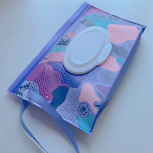 Lingettes pour bébé en EVA imprimées personnalisées Lingettes humides réutilisables pour les voyages Distributeur de poche floral Portable Conteneur de lingettes rechargeable - Product Image 4