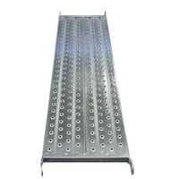 Tablones de andamio perforados de alta resistencia Plataformas DE TRABAJO Tablones de andamio de metal de cubierta para construcción