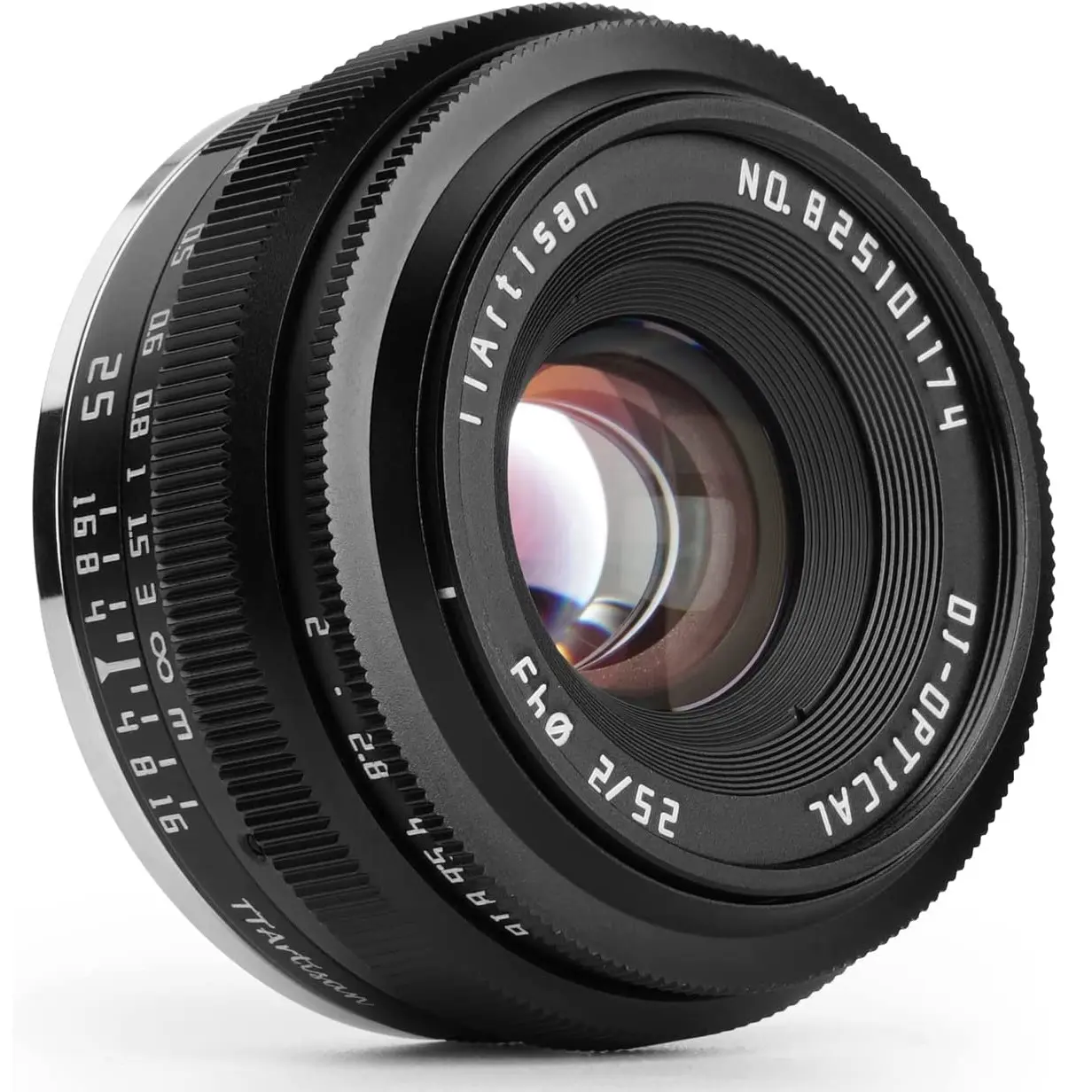 TTArtisan 25mm F2 APS-C Wide-Angle Large Aperture Manual Fixed Lens for E/X/M/RF/Z/M43/L Mount Camera Len