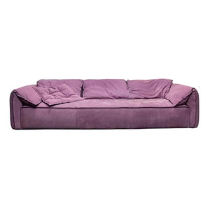 Canapé en cuir Nubuck de qualité supérieure <span class=keywords><strong>Baxter</strong></span>, forme simple, meubles rembourrés de salon, ensemble de canapés roses - Product Image 1