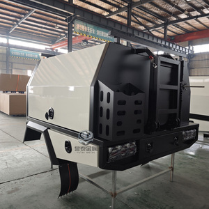 Caja de herramientas de aluminio para aventura al aire libre, portaequipajes con cubierta Tonneau, dosel de bandeja Ute para acampar - Product Image 1
