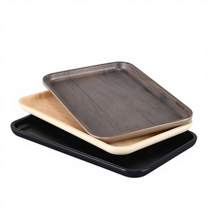 Plateau de service HCMA pour thé, café, petit-déjeuner, collations, <span class=keywords><strong>vaisselle</strong></span> décorative de cuisine disponible chez Worldwide Supply - Product Image 1