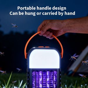 Lámpara LED Portátil Recargable para Exteriores con Luz UV, Gancho para Colgar, Impermeable, para Camping, Senderismo y <span class=keywords><strong>Antimosquitos</strong></span> - Product Image 5