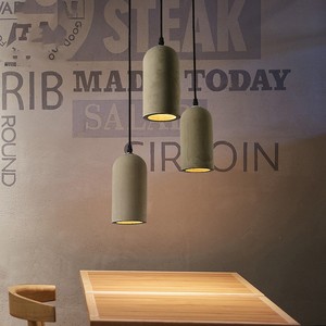 Lámpara Colgante LED Moderna de Cemento Rústico Estilo Americano Retro para Restaurante, Sala de Estar, Cabecera de Cama o Barra - Product Image 4