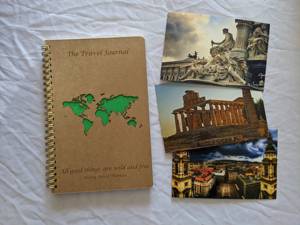 LABON personalizza copertina in carta Kraft con incisione Laser regalo di viaggio Adventurer Journal World Map Notebook Traveler Sketchbook - Product Image 6