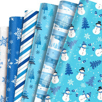 Tondo kertas pembungkus pembungkus Natal baru kertas bungkus bunga kertas pembungkus untuk buket