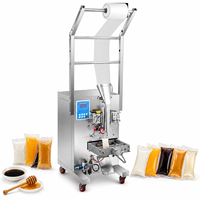 Machine de remplissage et d'emballage pour sachets de miel, sachets de ketchup, barres de gelée, tubes de sauce soja, tubes de vinaigre, tubes de parfum, tubes d'eau, et sucettes glacées