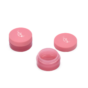 Fancy Best 15g Empty All Clear Pink Frosted Cream Jar Night Eye Cream Jar Face Cream Jar