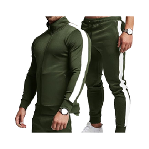 Ensembles de survêtements pour hommes, manches longues, fermeture éclair intégrale, sweat-shirt actif, vestes et pantalons, tenues en 2 pièces - Product Image 5
