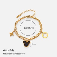 Accessoires de cheveux pour femmes, tendance 2025, épais, en acier inoxydable plaqué or 18 carats, imperméable, bijoux
