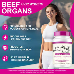 Complément alimentaire OEM à base d'organes de bœuf pour femmes : Foie, Reins, Cœur et Tissus utérins pour soutenir l'énergie et la santé globales des femmes - Product Image 3