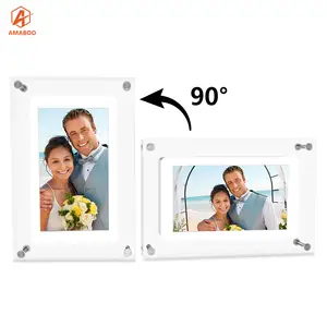 5inch 7inch 10.1inch White Acrylic Digital Photo Frames Share Photos for Videos