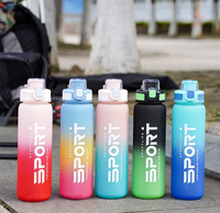 Gourdes de Sport Grande Capacité 1000 ml Nouveaux Modèles 2025, Bouteilles, Gobelets et Articles de Boisson en Plastique – Vente en Gros Usine
