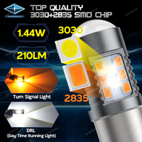 Ampoule LED de voiture de haute qualité 1156 T20 7440 LED de voiture 21SMD 1157 Ampoule de frein et de clignotant à double contact