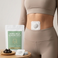 Patch Minceur Personnalisé en Gros, Autocollant Ventre Plat, Pilules Coupe-Faim, Patch Détoxifiant pour Nombril, Idéal pour les Personnes Paresseuses
