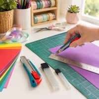 Couteau utilitaire pliable en acier inoxydable