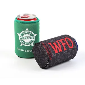 Sublimation Printed Custom Neoprene can Cooler Drink Beer Bottle Sleeve Stubby Holder