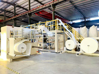 Prix de fabrication de la machine d'hygiène d'usine Machine automatique sous les coussinets Ligne de production de sous-coussinets Machine sous les coussinets