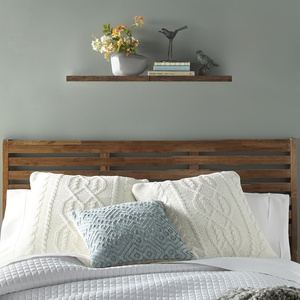 Tùy chỉnh gỗ tự nhiên nổi kệ cho tường hiển thị treo tường trang trí kệ cho phòng khách, phòng tắm - Product Image 6