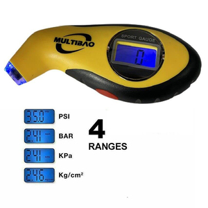 Manomètre numérique portable pour pneus avec écran LCD rétroéclairé, outil de contrôle de la pression des pneus pour voiture et camion, 3 unités (PSI, KPa, Bar) - Product Image 2