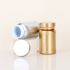 Flacon en aluminium pour pilules, conteneur à capsules, boîte de rangement pour médicaments avec couvercle à clapet - Product Image 5